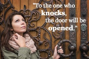 “For everyone who asks receives; the one who seeks finds; and to the one who knocks, the door will be opened.” (NIV) | KingdomNomics