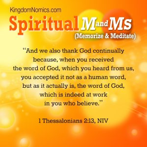 God’s Word Works | KingdomNomics.com