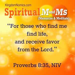 God’s Favor is Life! | KingdomNomics.com
